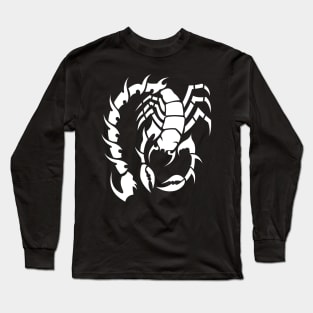 cool white scorpion Long Sleeve T-Shirt